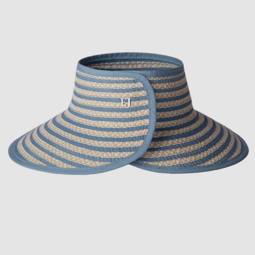 Eric Javits Brooke Visor (Blue) NWT